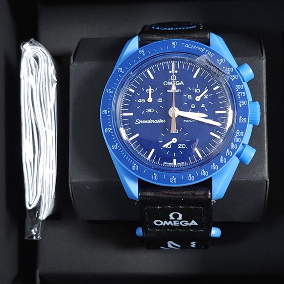 Swatch X Omega Speedmaster Mission To Neptun Watch Swatch Neptun (brand new) - Picture 2 of 6